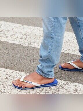 Havaianas Top Brazil Logo, Unisex Mens Adult Flip Flops Thongs Sandals World Cup